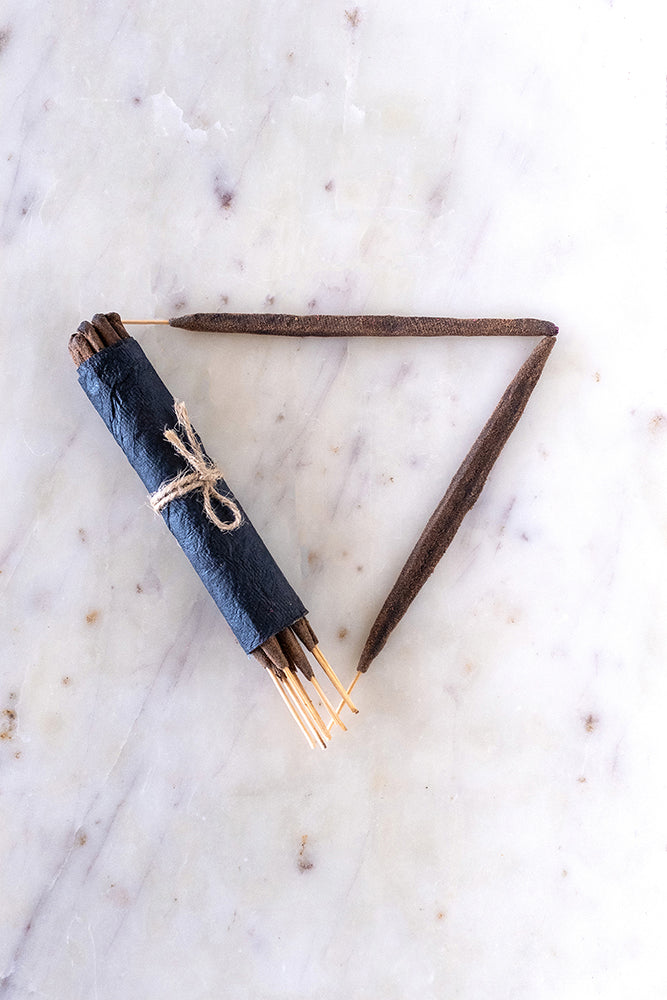 Artisanal Hand Rolled Incense - Mixed Flower Tridevi