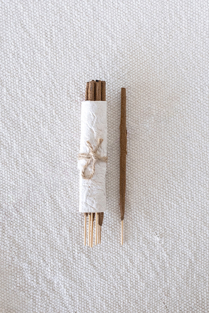 Artisanal Hand Rolled Incense - Sweet Sandalwood Tridevi