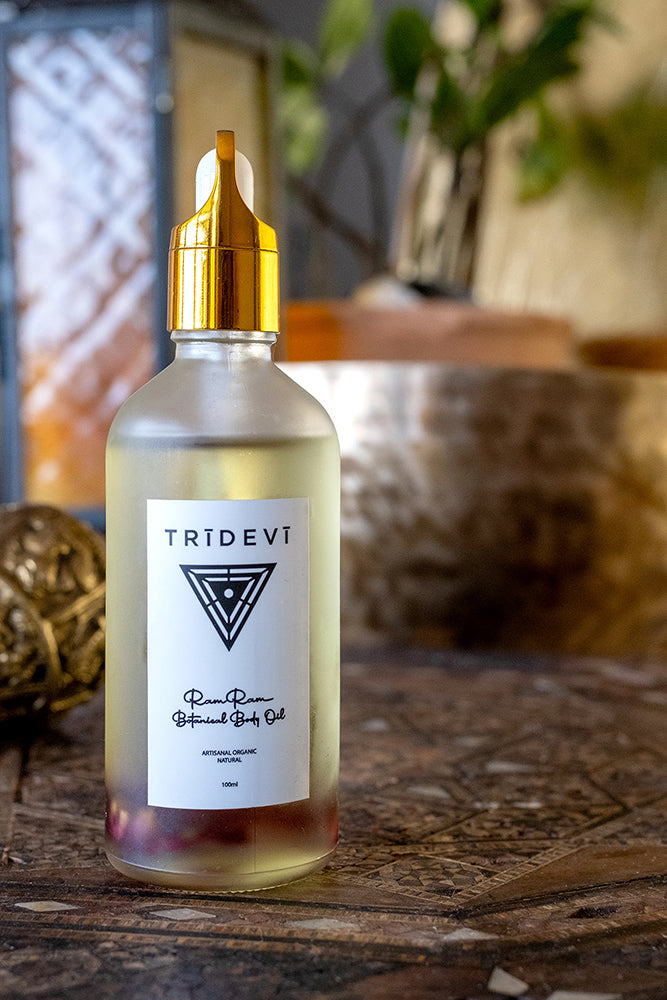 Ram Ram Botanical Body Oil: Luxurious Nurture for Your Skin Tridevi