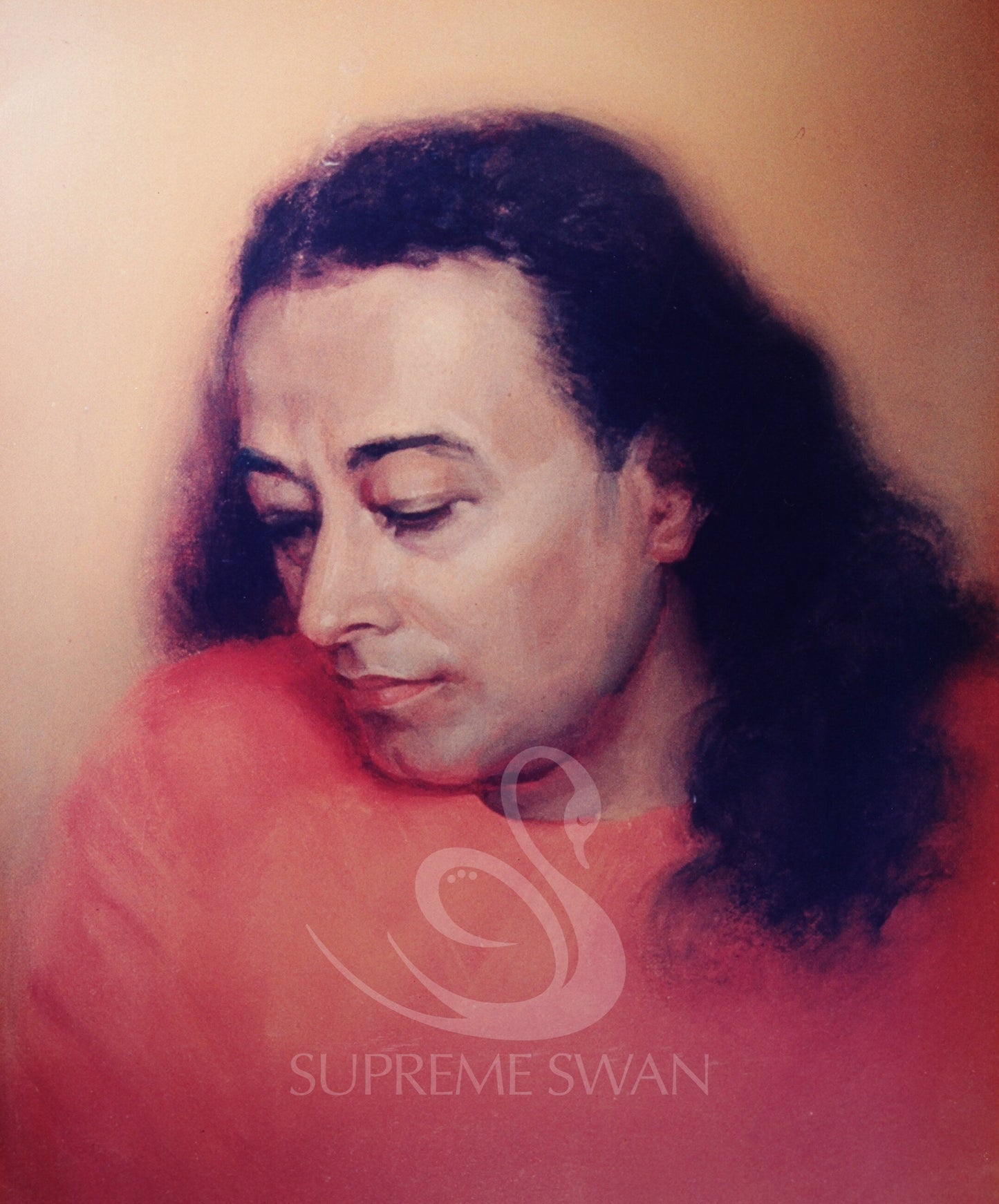 Paramahansa Yogananda in meditation — canvas print