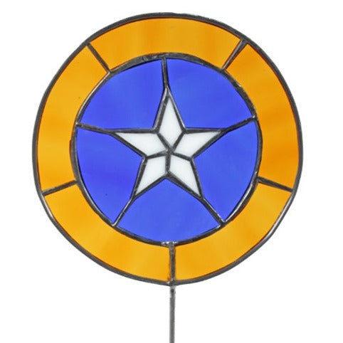 Spiritual Eye Stained Glass with Christmas Tree support
