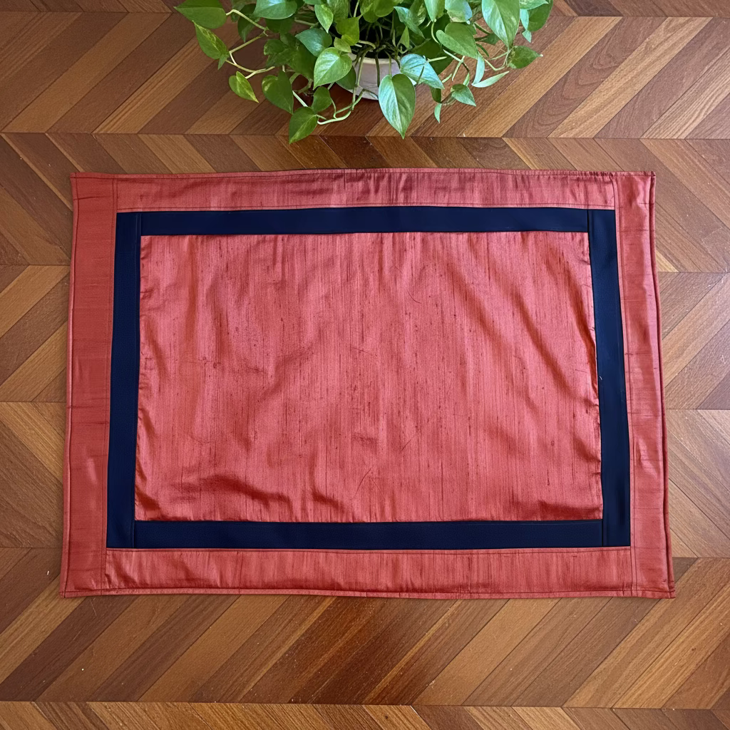 Asana Meditation Mat — Silk & Wool, for Floor & Chair Supreme Swan