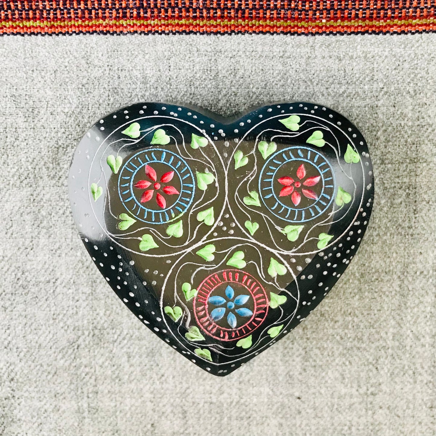 Soapstone Heart Box