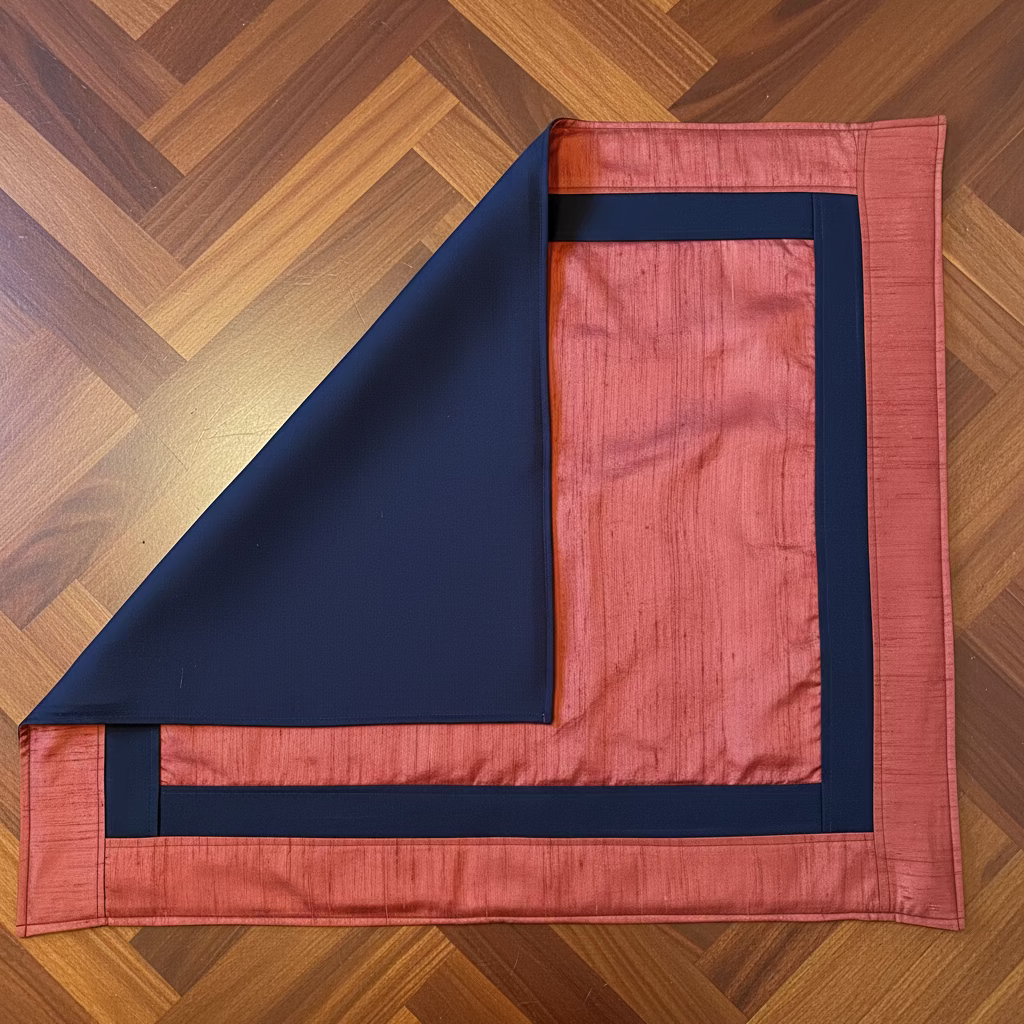 Asana Meditation Mat — Silk & Wool, for Floor & Chair Supreme Swan
