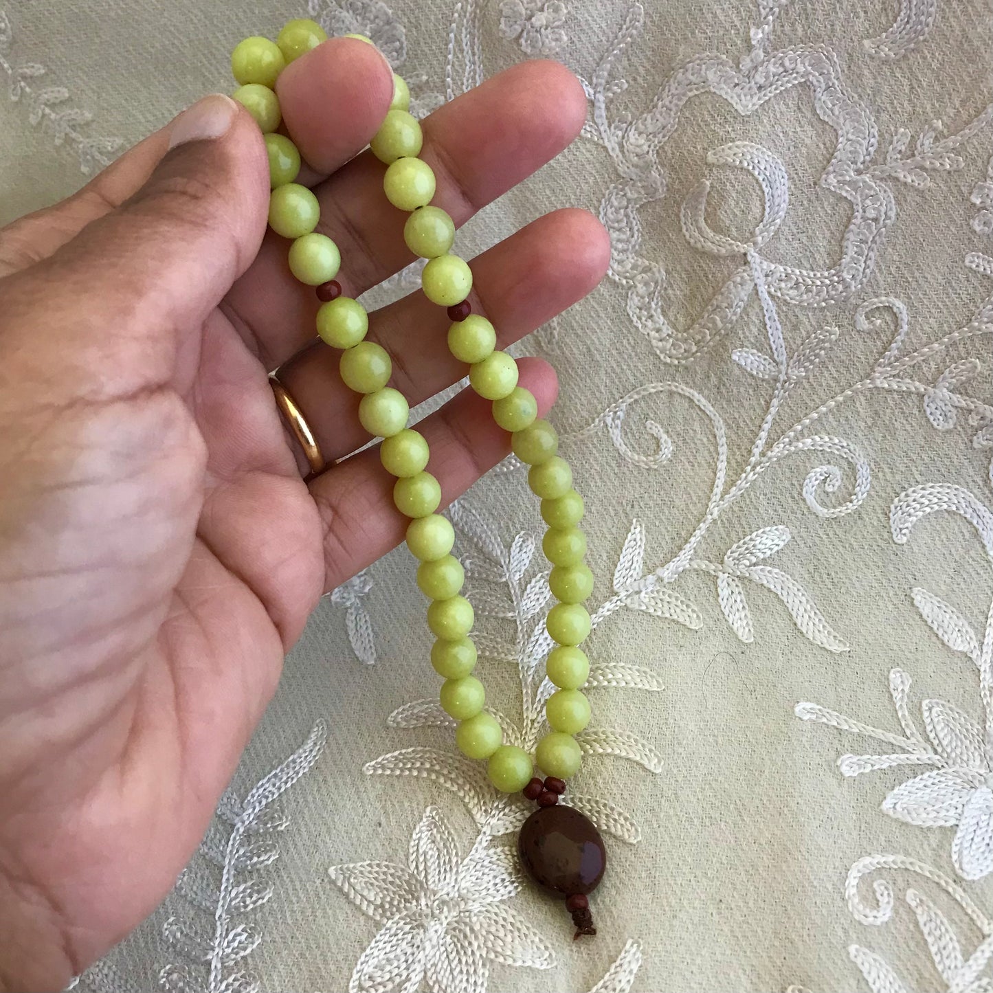 Olive Jade Kriya Mala