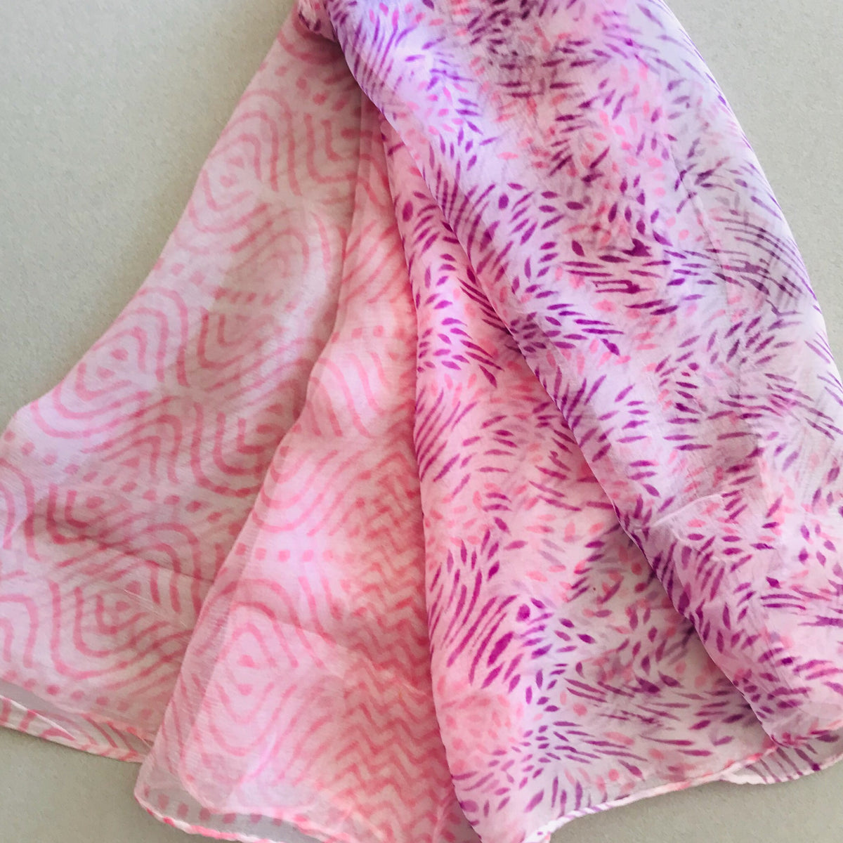 Sumita Chiffon Scarf Supreme Swan