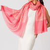 Priya Embroidered Wool Shawl