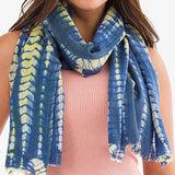 Shibori Wool Shawl