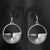 Silver Disc Earring