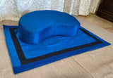 Silk and Wool Meditation Cushion & Asana Mat Set