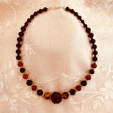 Nandi Rudraksha & Tiger’s eye necklace.