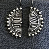 Silver Disc Earring