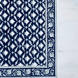 White & Blue Lotus Altar Cloth