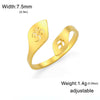 Adjustable OM Symbol Stainless Steel Ring — Primordial Sound, Bohemian Design