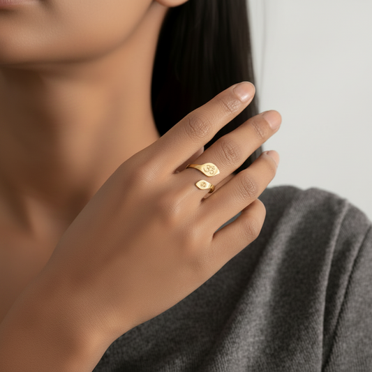 Adjustable OM Symbol Ring — Primordial Sound