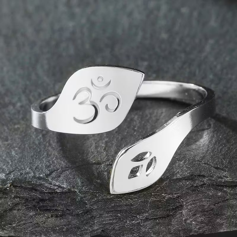 Adjustable OM Symbol Ring — Primordial Sound