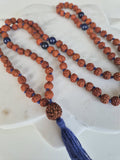 Shanti 108 Kriya Mala Rudraksha & Lapis