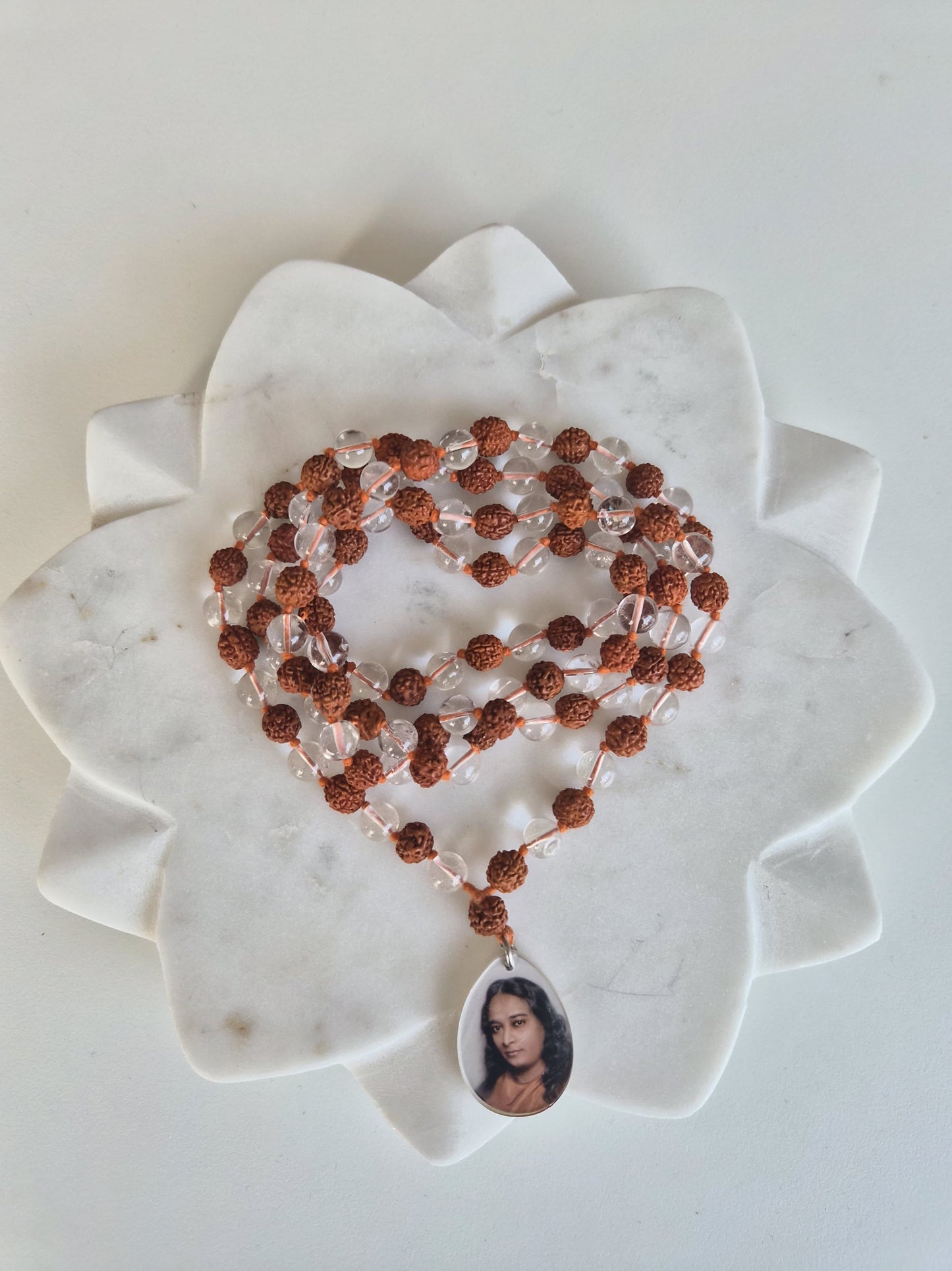 Gurukripa Rudraksha & Crystal Mala
