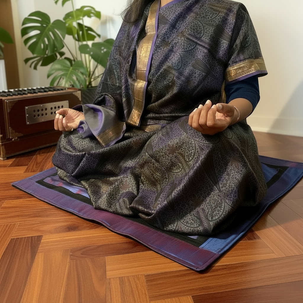 Asana Silk & Wool Meditation Mat