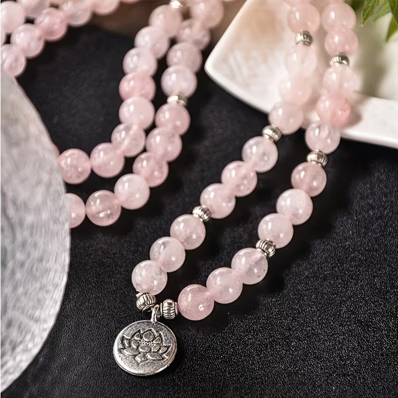 Anahata Rose Quartz Mala