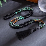 Vira Tiger Eye & African Turquoise Set