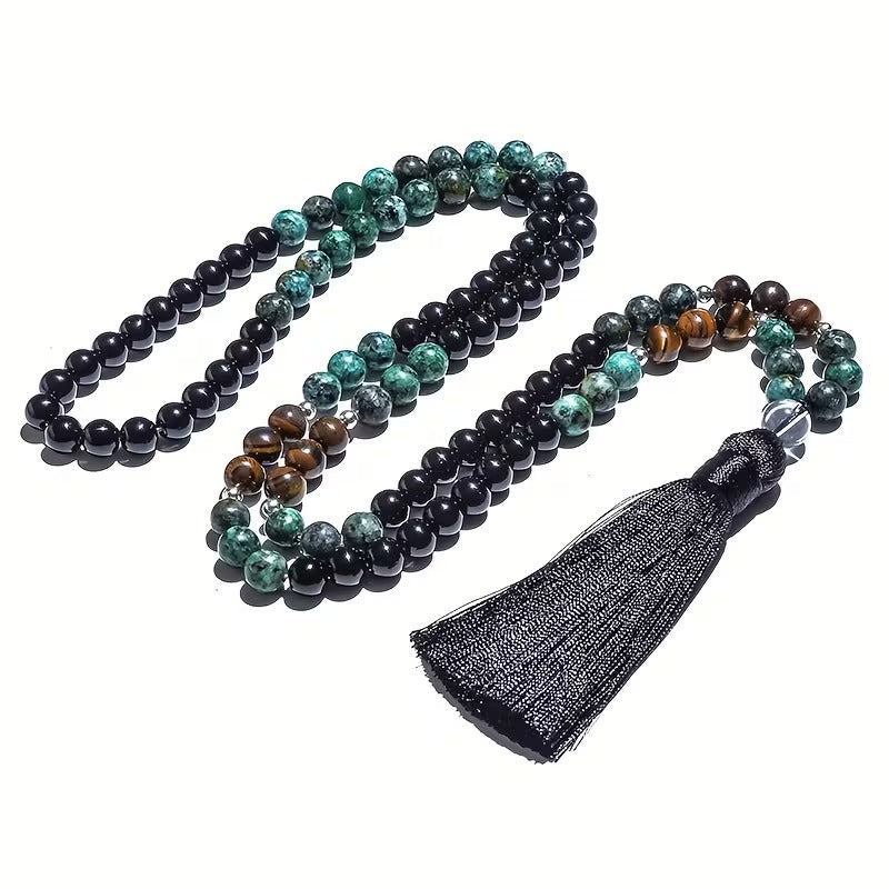 Vira Tiger Eye & African Turquoise Set