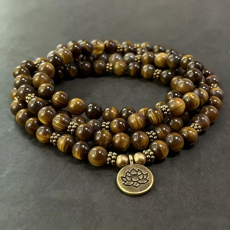 Tejas Tiger's Eye Mala