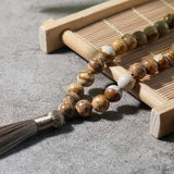 Tapas Long Tassel Necklace
