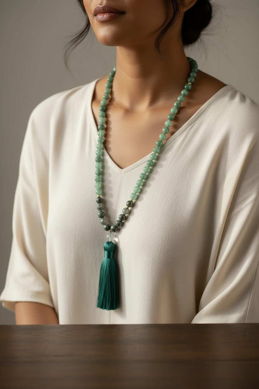 Harita Aventurine Mala