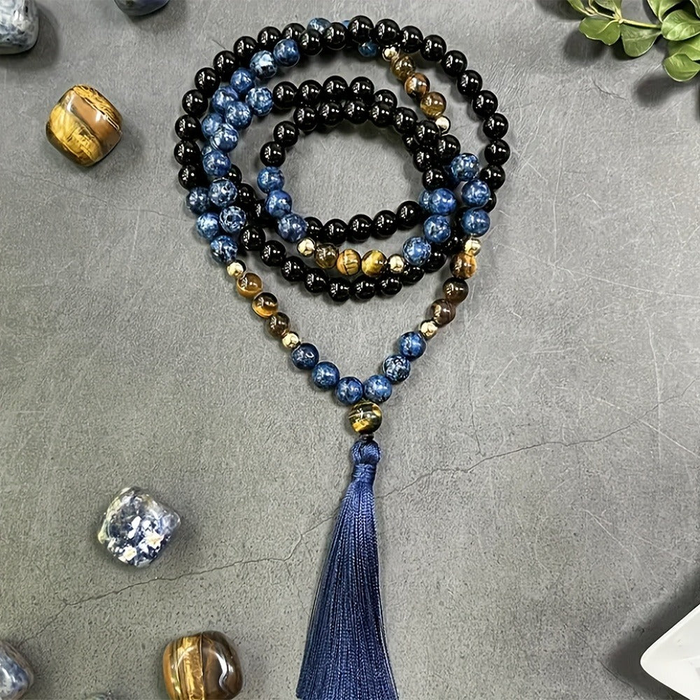Trinetra Stone Mala