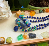 Garuda Lapis Double-Layer Necklace