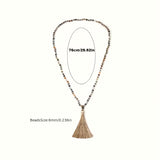Chitra Indian Agate Tassel Mala