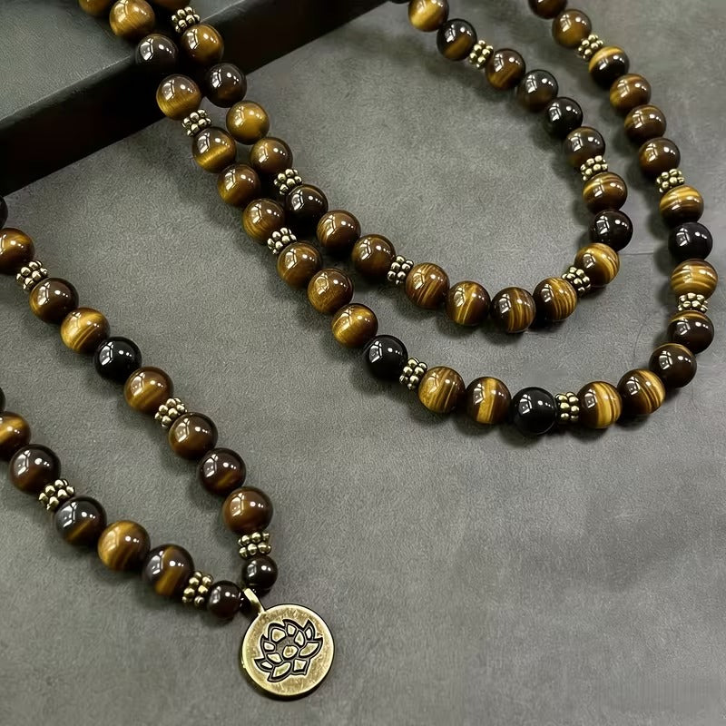 Tejas Tiger's Eye Mala