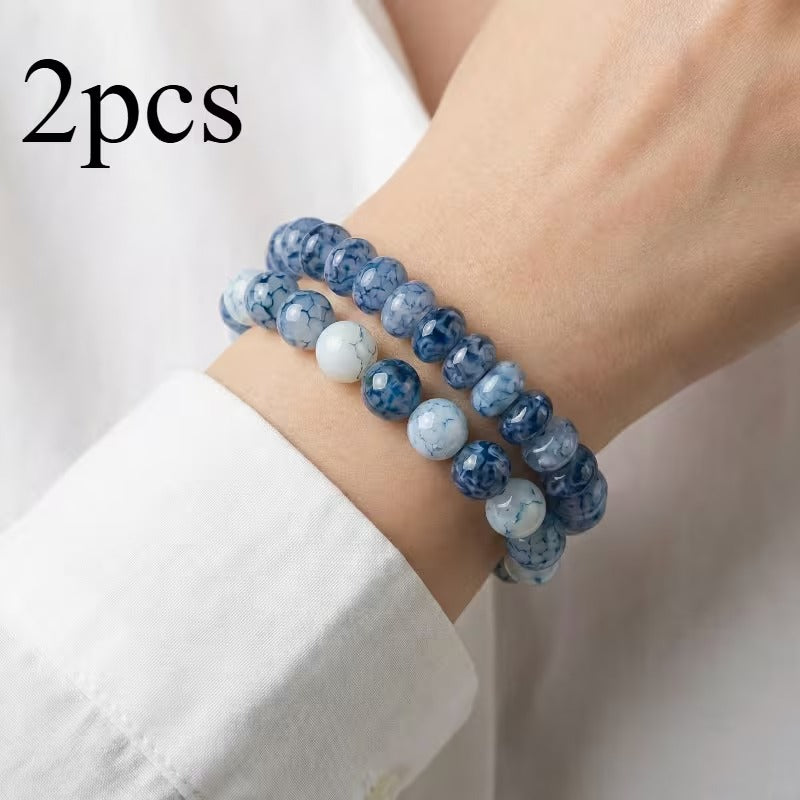 Manika Agate Bracelet Set