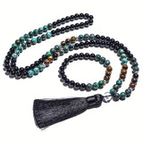Vira Tiger Eye & African Turquoise Set