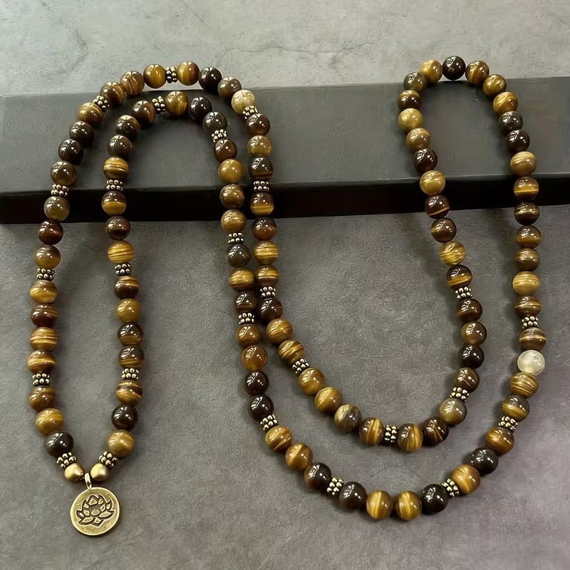 Tejas Tiger's Eye Mala