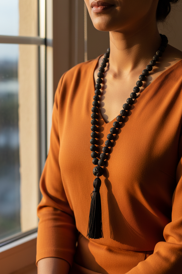 Agni Lava Stone Mala
