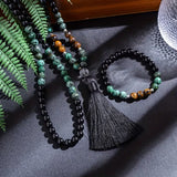 Vira Tiger Eye & African Turquoise Set
