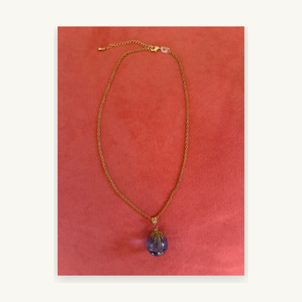 Cristina Vegro original Venetian glass aura pendant photo — design 1