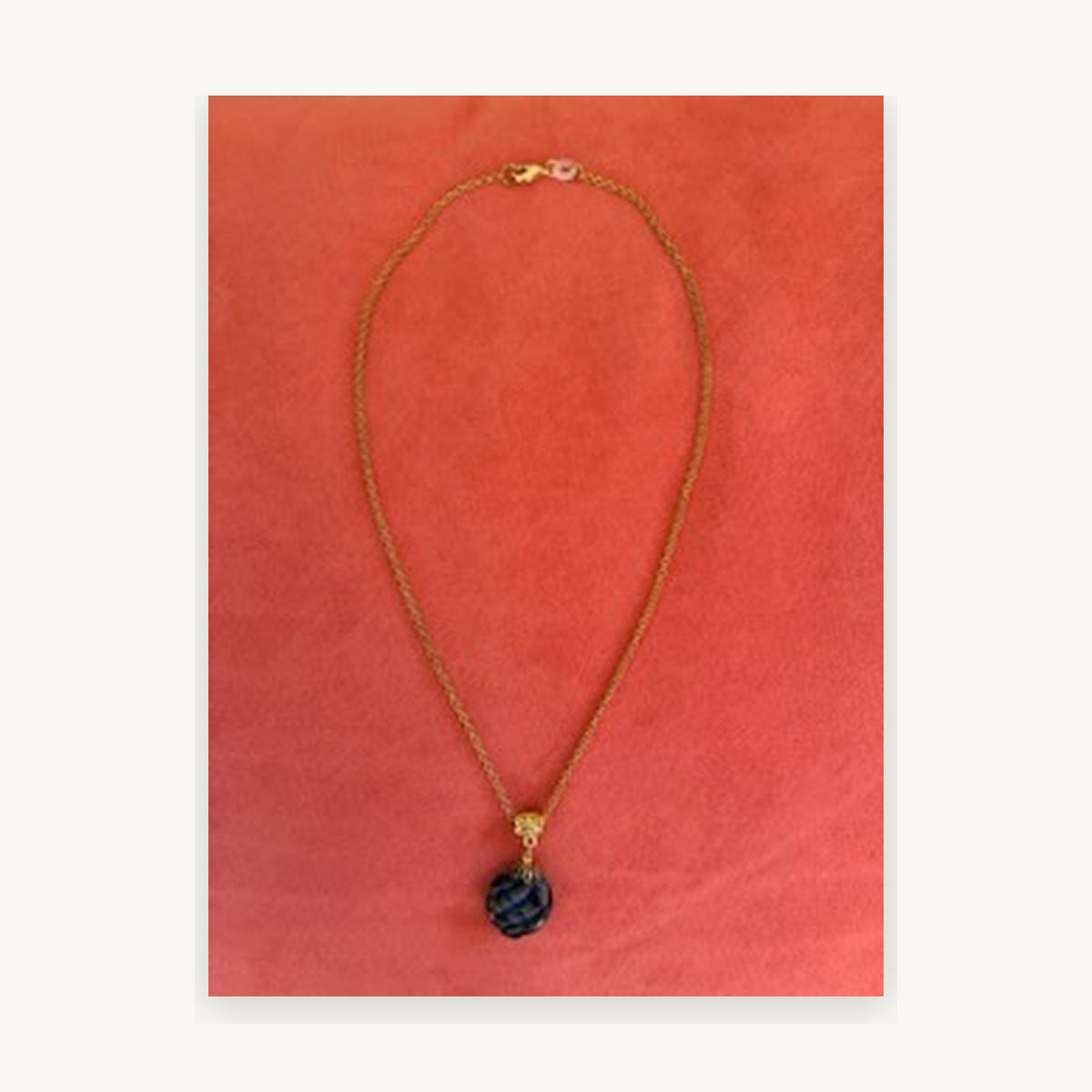 Cristina Vegro original Venetian glass aura pendant photo — design 4
