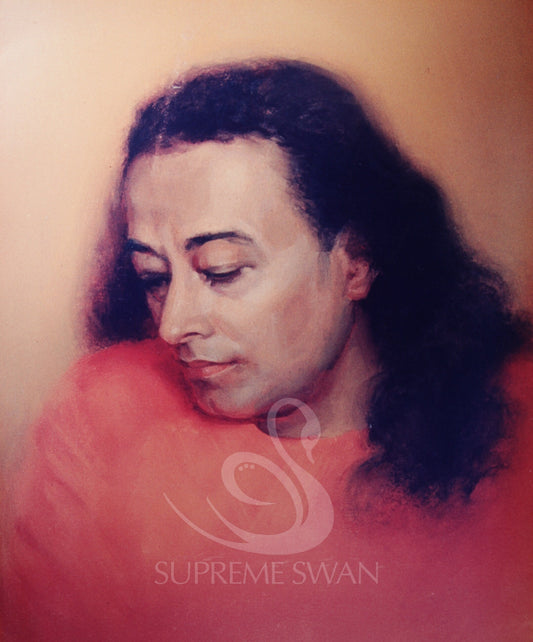 Paramahansa Yogananda in meditation — canvas print
