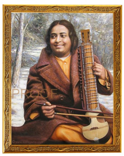 Paramahansa Yogananda with Esraj photo prints