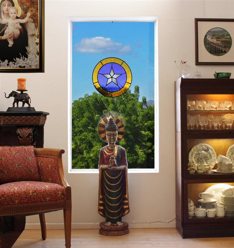 Spiritual Eye Stained Glass 15 inch