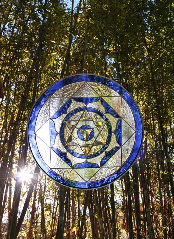 15 inch Blue Mandala