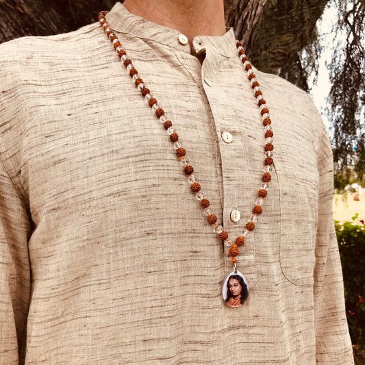 Gurukripa Rudraksha & Crystal Mala
