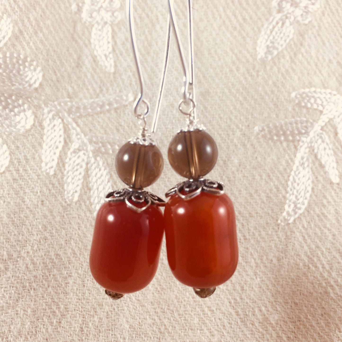Carnelian Drop Earrings