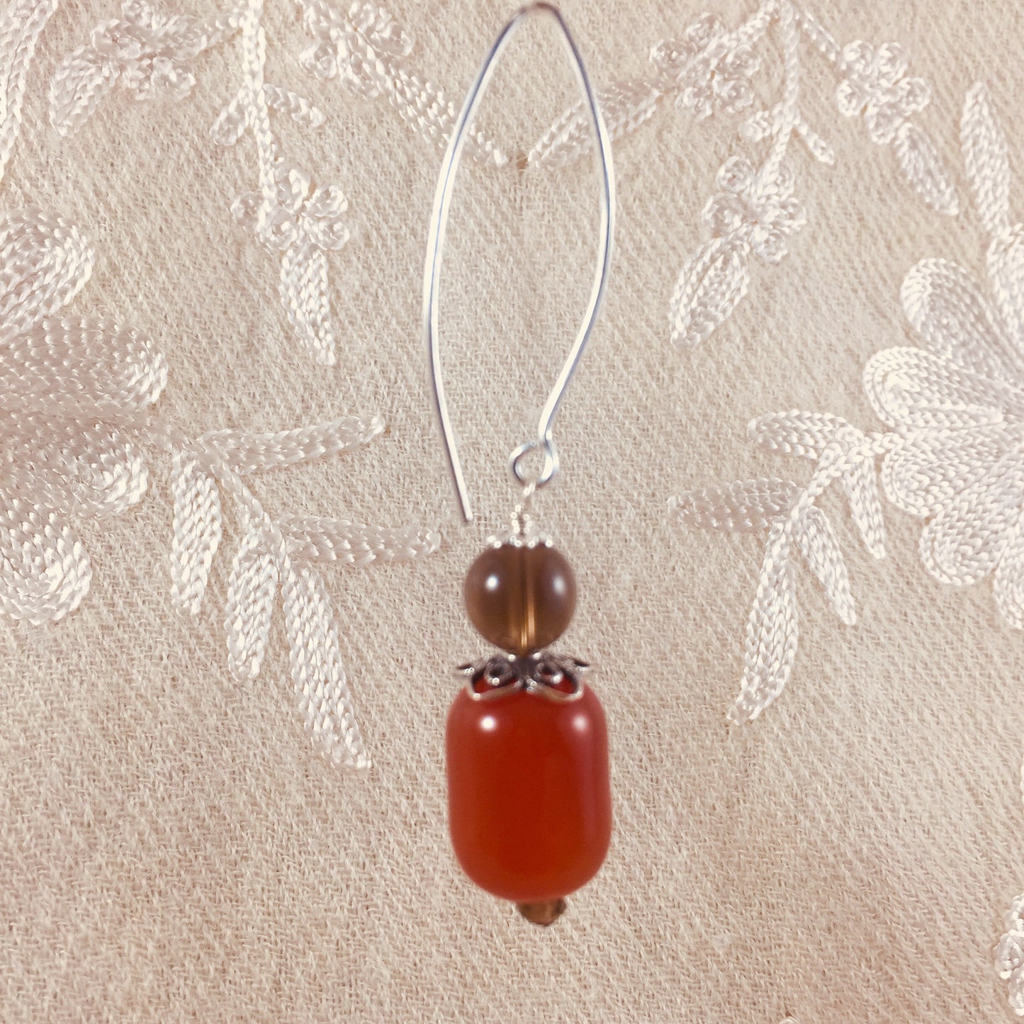 Carnelian Drop Earrings