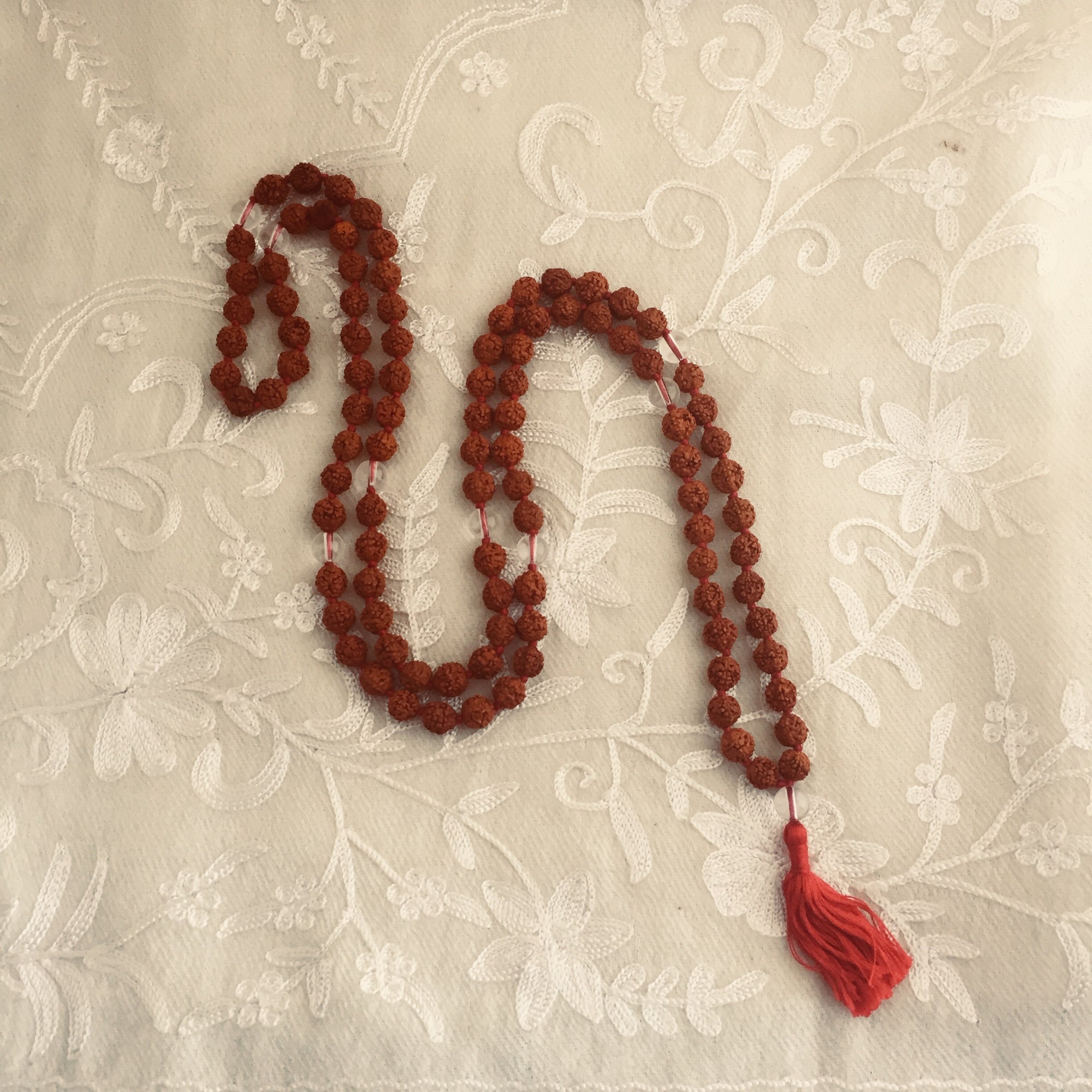 Shakti Kriya Mala Rudraksha & Quartz Crystal