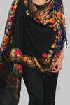 Kashika Embroidered Wool Shawl