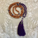 Surabhi Sandalwood & Amethyst 108 Mala
